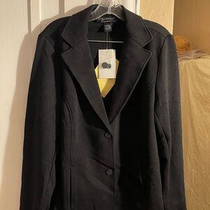 Dialogue Women's Elegant Black Suit Jacket